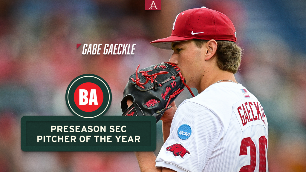 Gaeckle Named Preseason SEC Pitcher of the Year by Baseball America