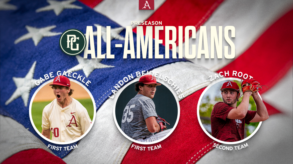 Three Razorbacks Named Preseason All-Americans by Perfect Game