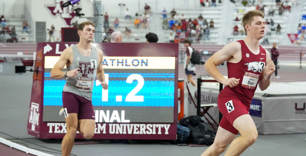 Jaxon Bair silver medalist in SEC Indoor heptathlon