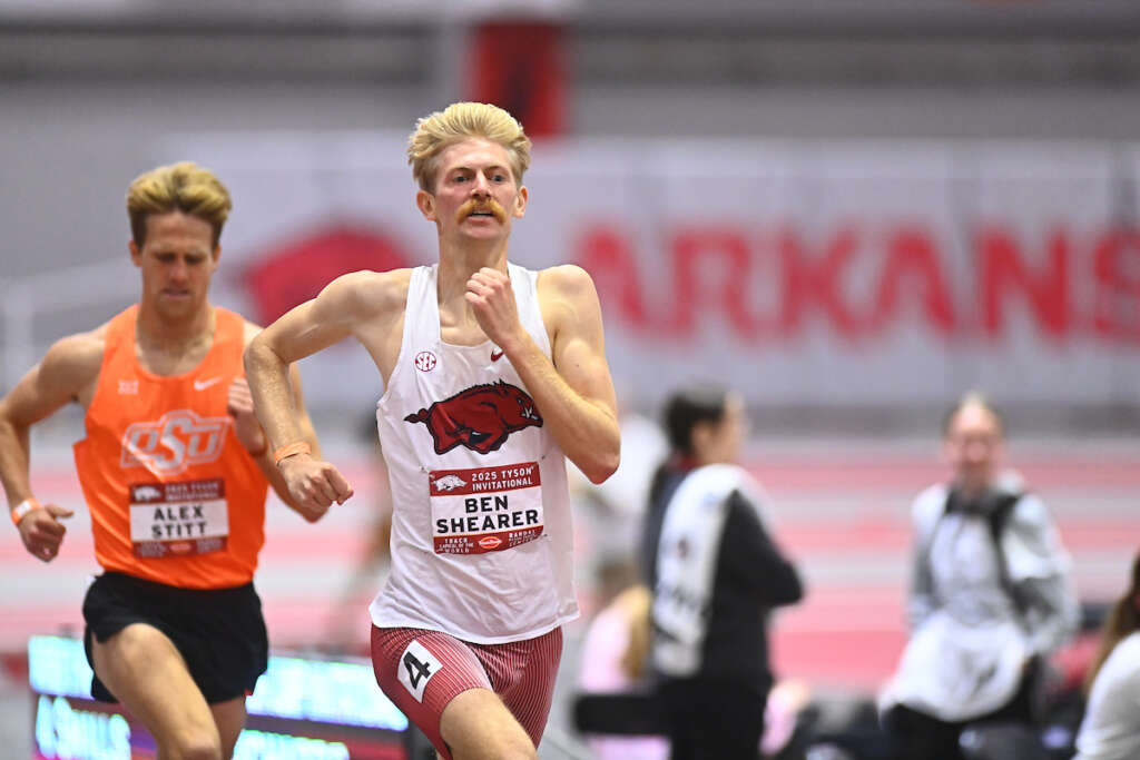 Distance Medley Relay key event for No. 1 Arkansas in Qualifier