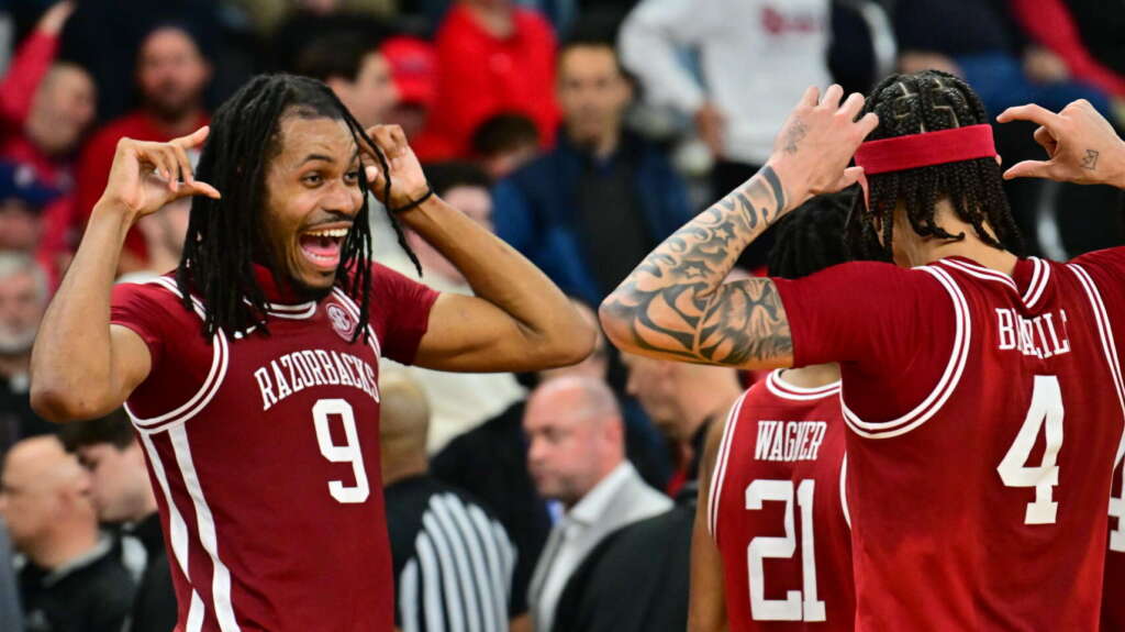 Hogs survive Kansas, advance to NCAA Second Round