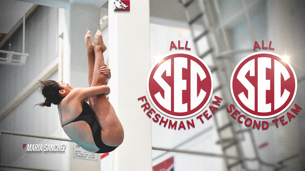 Freshman Diver Maria Jose Sanchez Collects Two SEC Honors