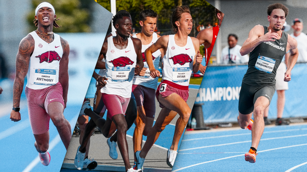 No. 4 Arkansas has nation-leading 35 entries for NCAA West First Round