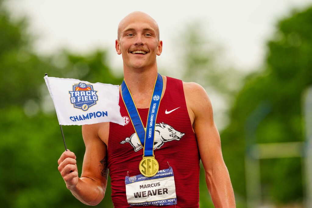 Marcus Weaver third Razorback to claim SEC decathlon gold