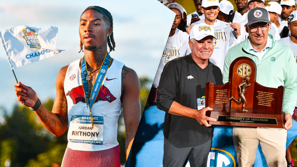 SEC Outdoor honors for Jordan Anthony, Chris Bucknam