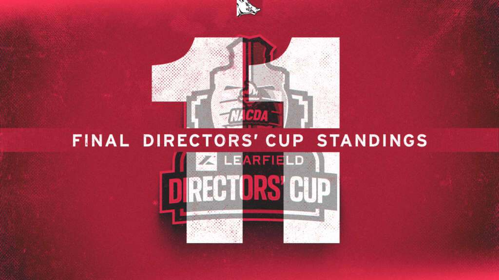 Arkansas earns fifth-consecutive Top-20 Finish in Final Learfield Directors’ Cup Standings