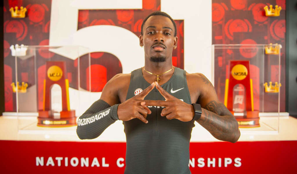 Two-time NCAA Division II champion Dapriest Hogans joins Razorbacks