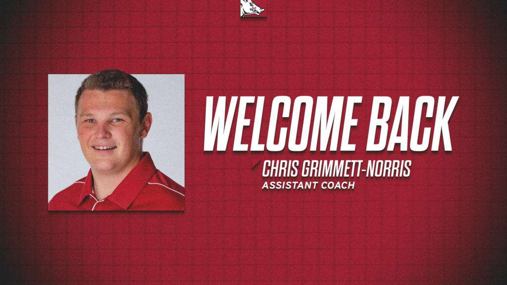 Arkansas Swim and Dive Welcomes Back Coach Chris Grimmett-Norris