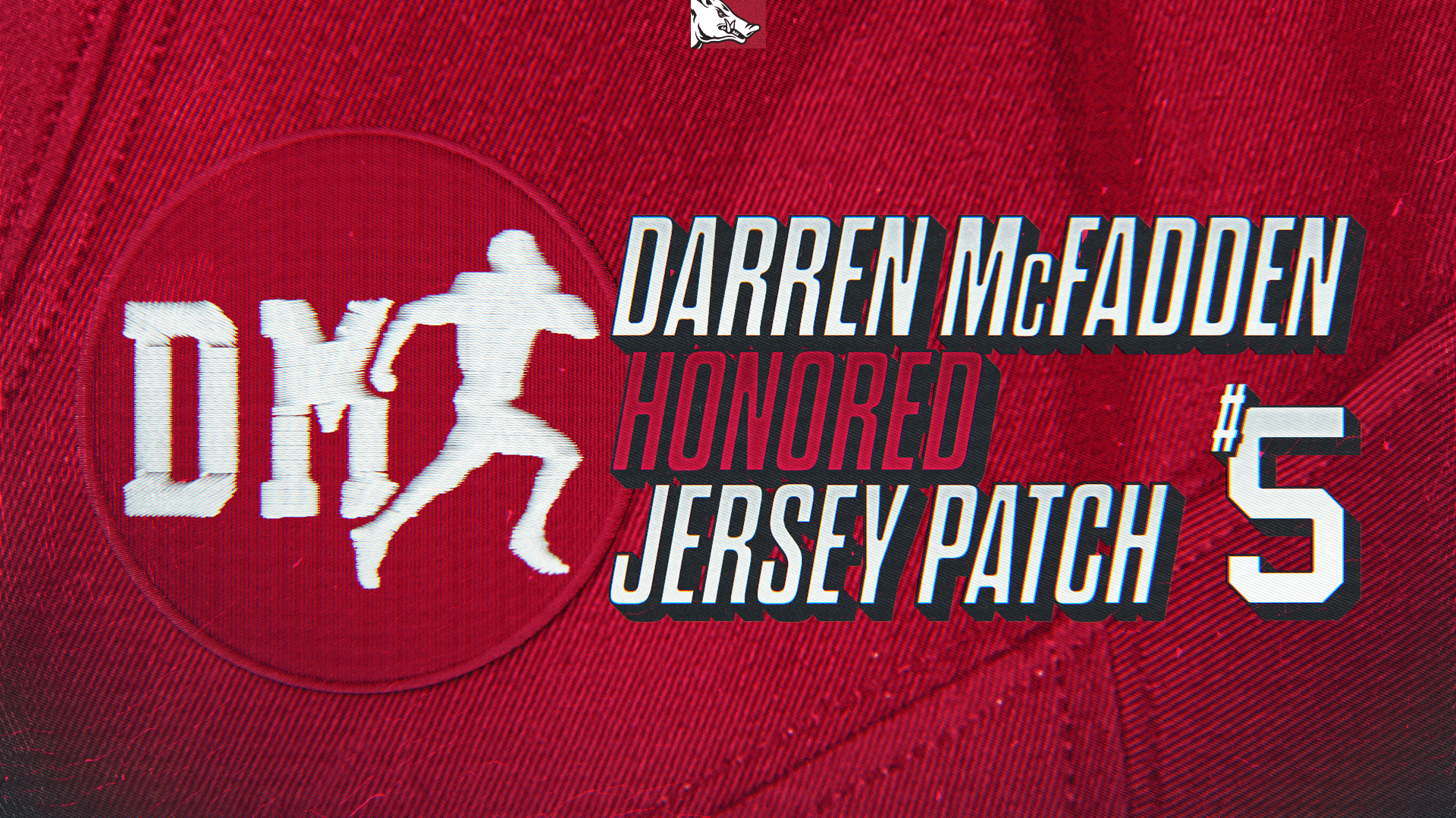 McFadden’s No. 5 jersey to be honored