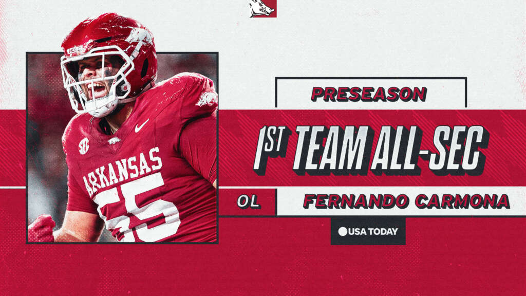 Carmona Earns Preseason First-Team All-SEC Recognition From USA Today