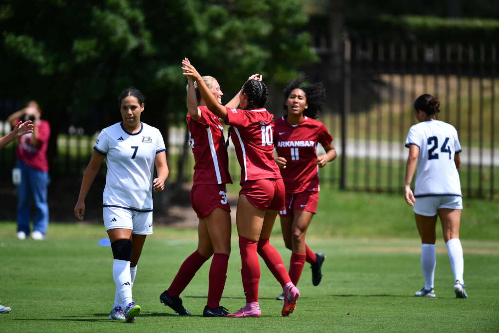 Newcomers Power No. 13 Arkansas to First Win of 2025