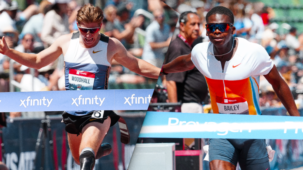 Woodhall collects second gold, Bailey earns silver at USATF