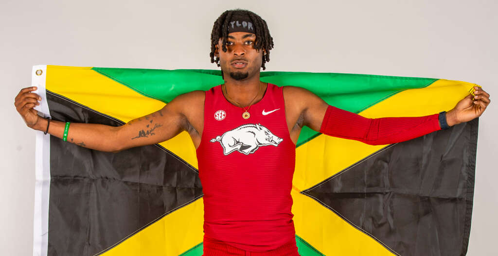 Taylor breaks Jamaican, Arkansas records for NACAC 800m bronze