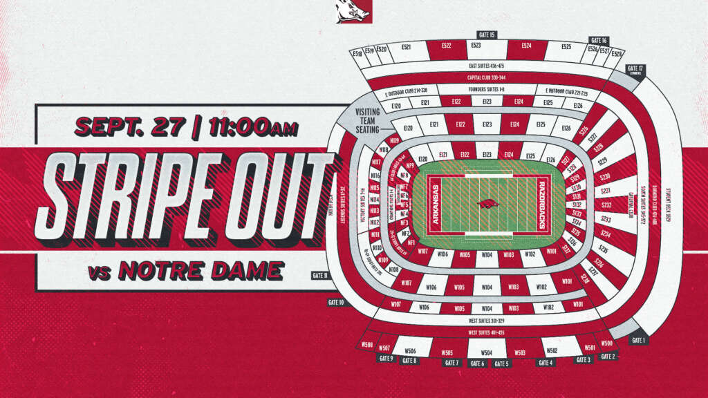 Stripe Out Notre Dame Map