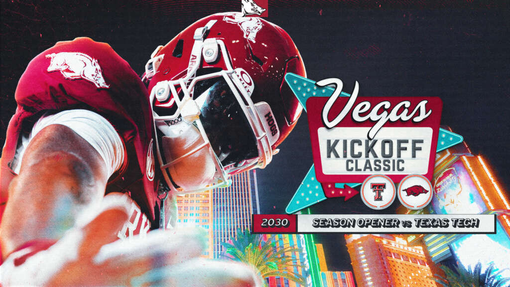 Hogs, Red Raiders to kick off 2030 season in Las Vegas