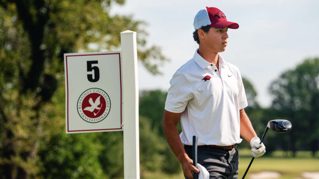 Arkansas MGolf Holds Lead Through Rd2 at Blessings Collegiate Invitational