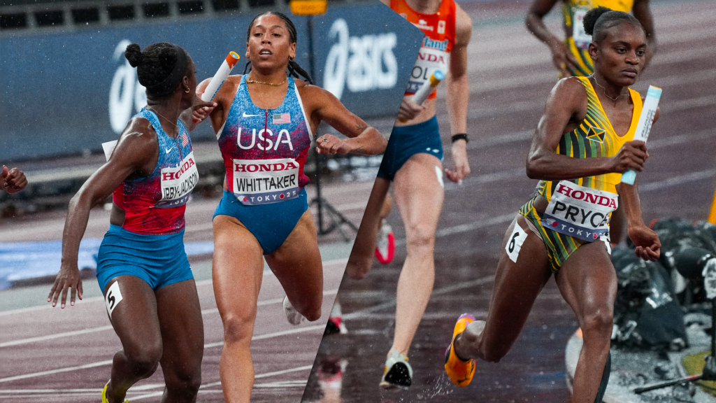 Relay gold for Whittaker, silver for Pryce in World 4 x 400 final