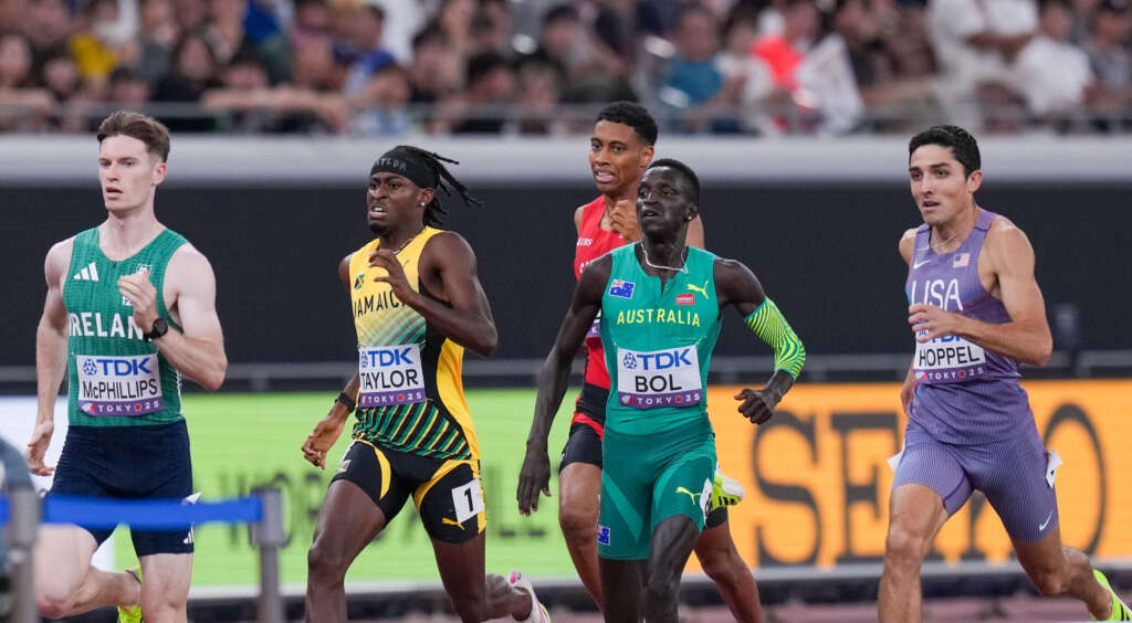 Tyrice Taylor advances to 800m semifinal at World Championships