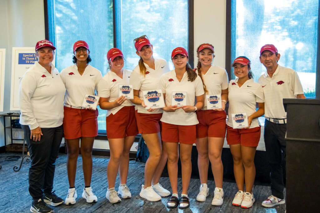 No. 8 Arkansas wins Route 66 Invitational
