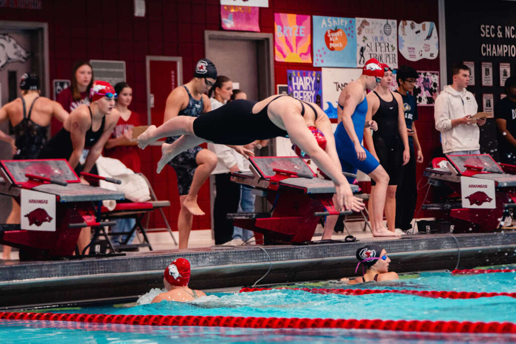 Hogs Drop First SEC Dual Meet to South Carolina