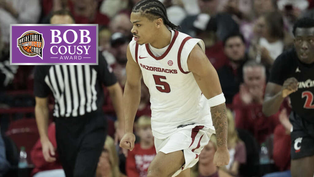 Darius Acuff Jr. on Bob Cousy Point Guard of the Year Watch List