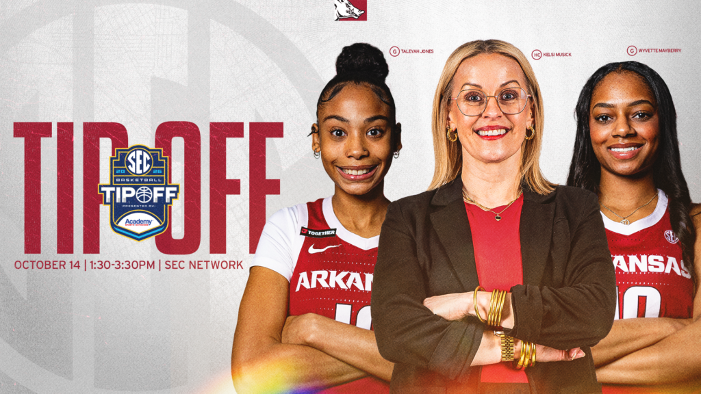 Musick, Mayberry and Jones to Represent Arkansas at SEC Tip Off