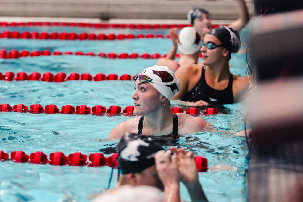 Hogs Take Down Mustangs at Home