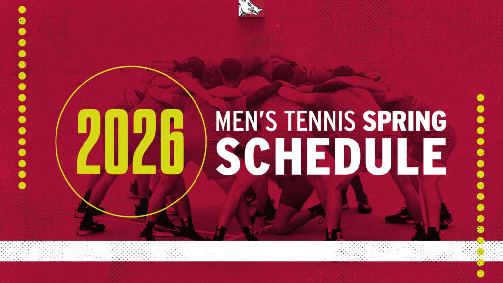Arkansas Men’s Tennis Announces 2026 Spring Schedule