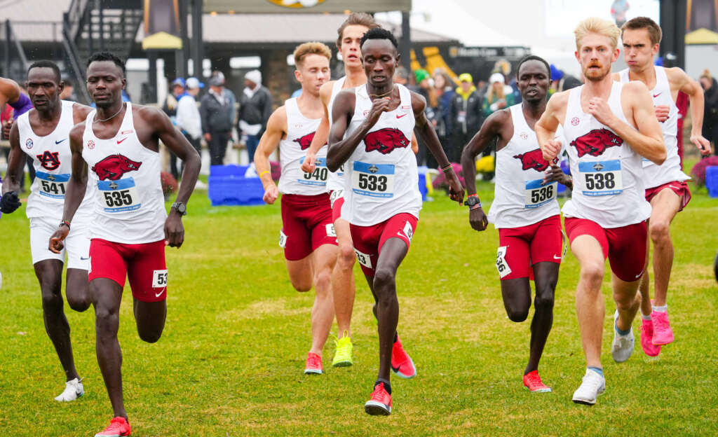 Razorbacks 18th in NCAA Championship, Chesondin earns All-America