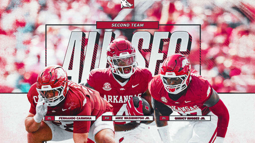 Three Razorbacks Earn All-SEC Honors