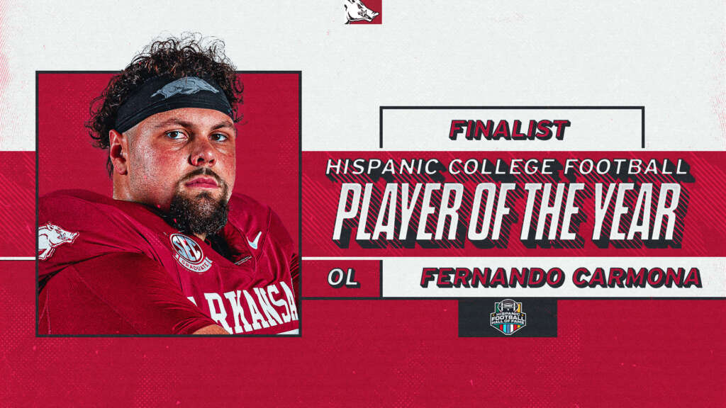 Carmona Named Finalist for 2025 Hispanic College Football Player of the Year