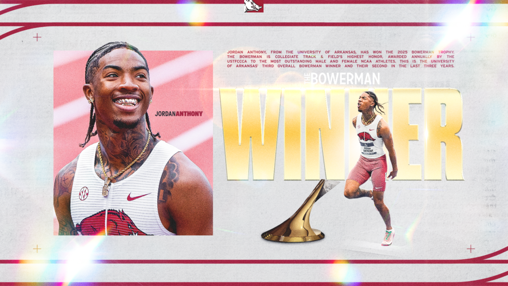 Jordan Anthony named The Bowerman winner for 2025