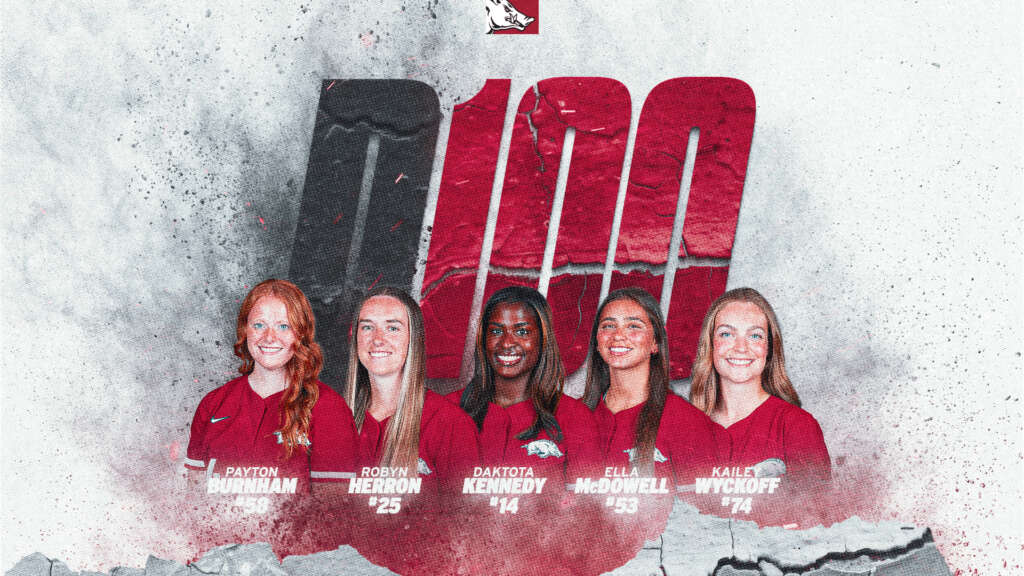 Razorbacks Land Five on the D1Softball D100 Players List