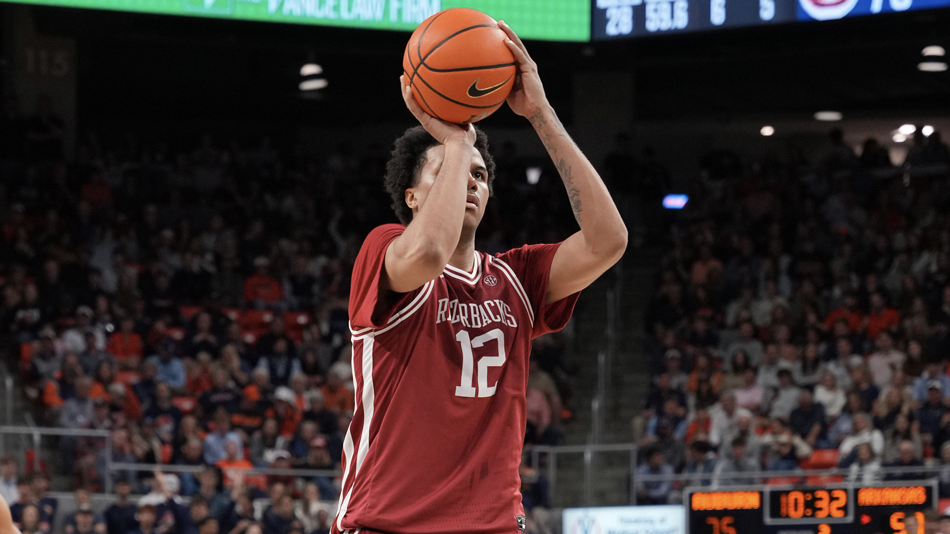 #15 Arkansas Stumbles at Auburn