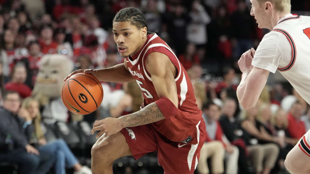 #17 Arkansas Rallies but Falls at #20 Georgia