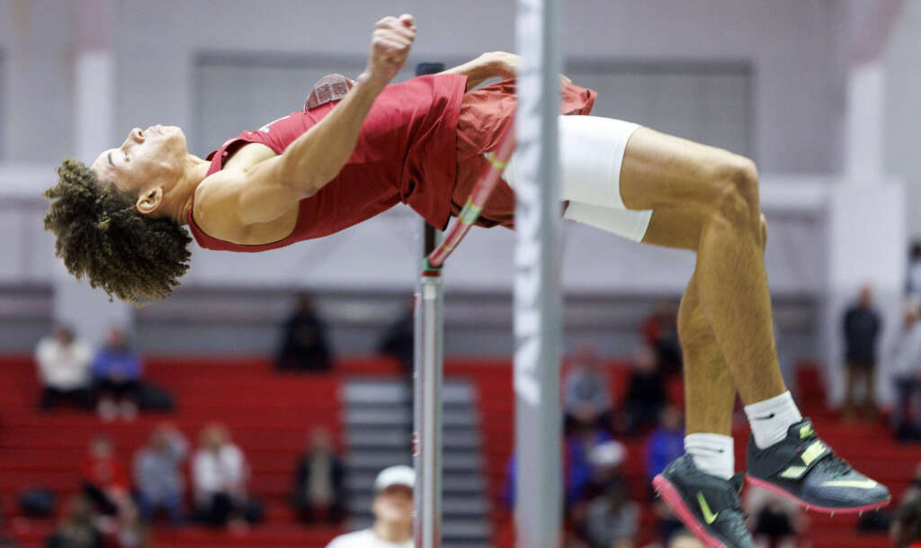 Scottie Vines claims high jump, equals previous winning height