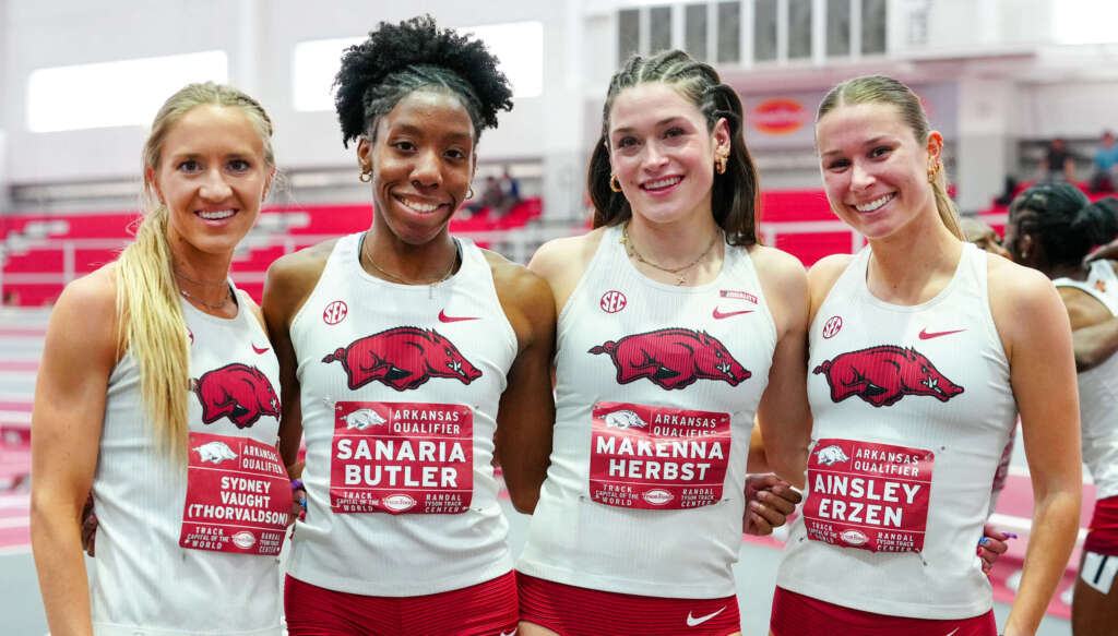 Razorbacks crush UA distance medley relay record
