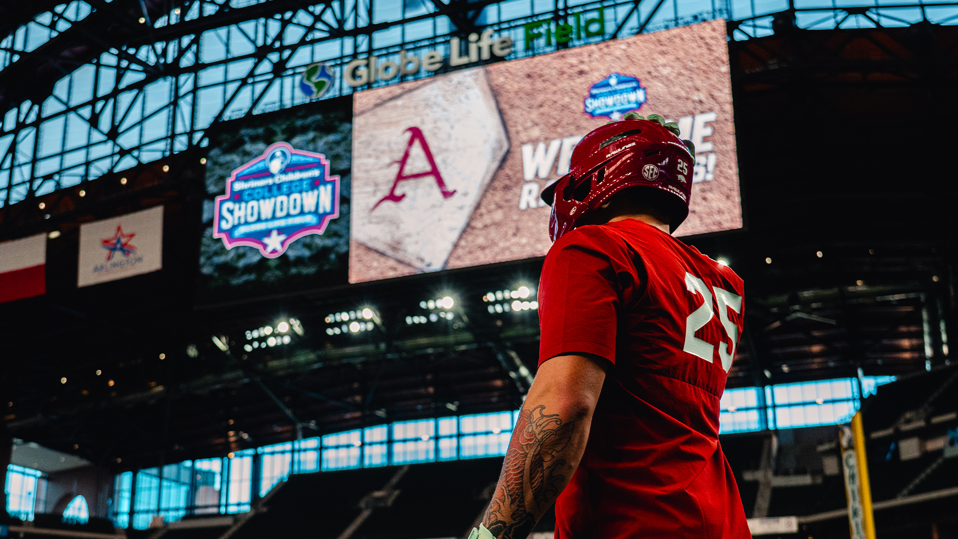 Arkansas Opens 2026 Campaign in Shriners Children’s College Showdown, Amegy Bank College Baseball Series at Globe Life Field