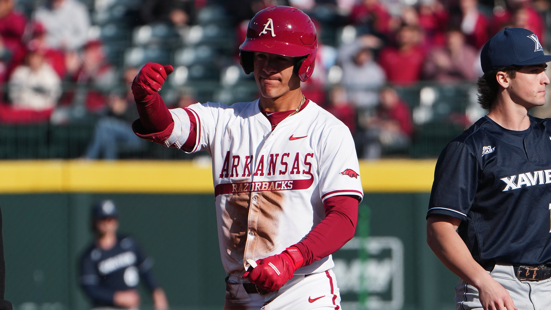 Hogs Down Musketeers in Home Opener