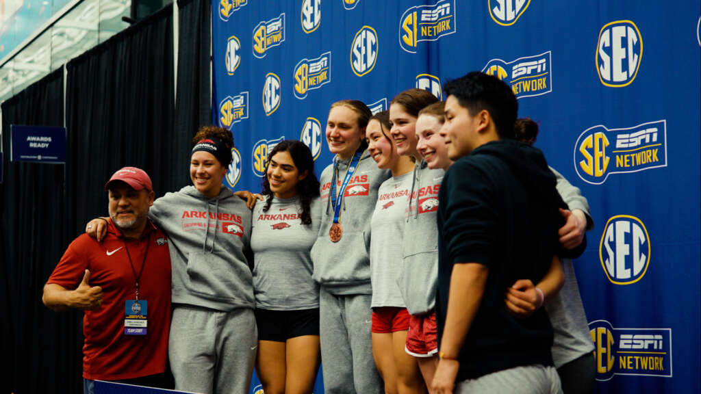 Razorbacks Wrap Up Day 1 at SECs, Earn Two Top 10 Dive Finishes
