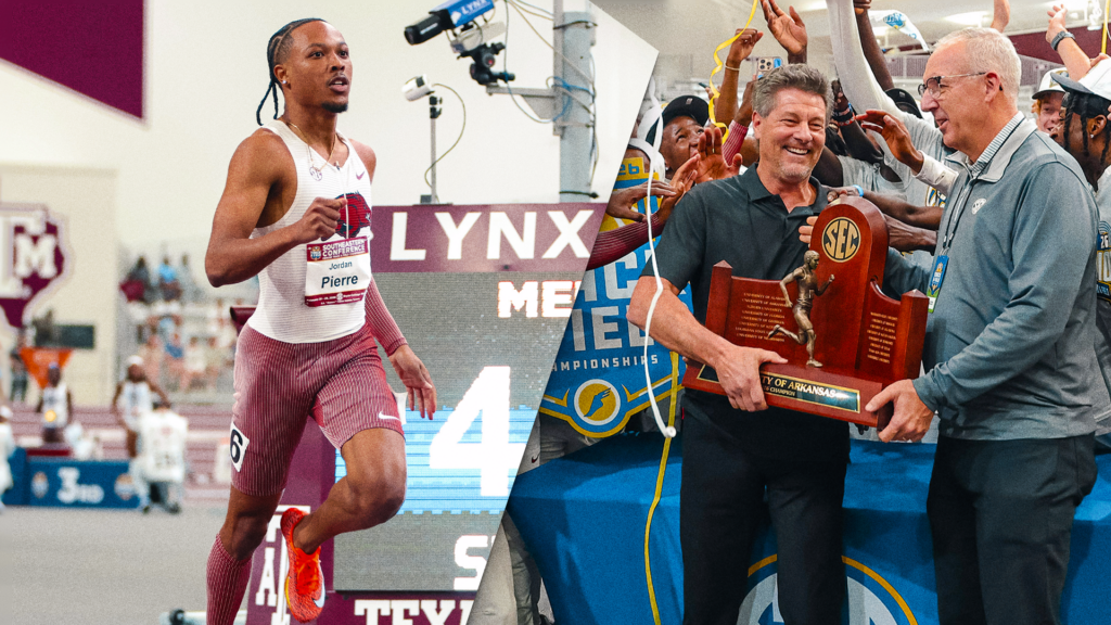 SEC Indoor Track & Field honors for Jordan Pierre, Doug Case