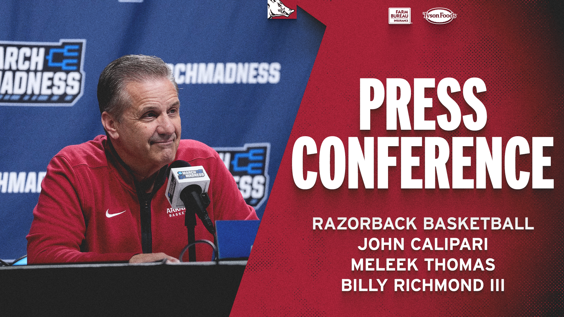 Coach Calipari, Thomas and Richmond III Preview Round of 32