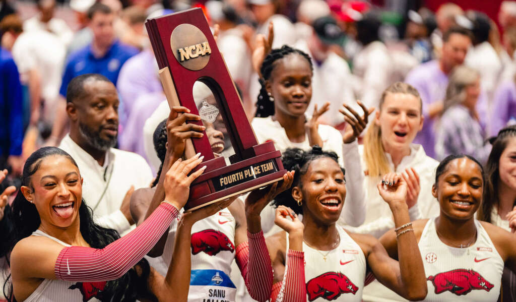Arkansas wins 4 x 400m relay, finishes fourth at NCAA Indoor