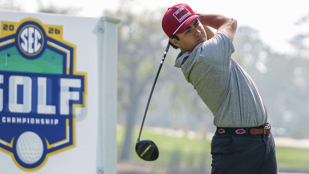 #5 Razorbacks Tied for 8th But Fall in Stroke Play Playoff at SEC Championship
