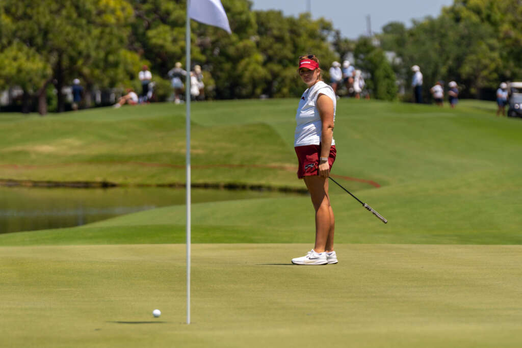 No. 6 Arkansas Two Shots Off Lead After Round One at SEC Championship