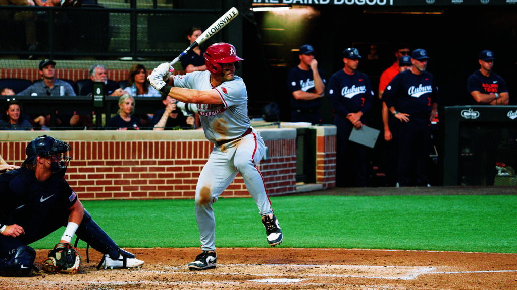 Seven-Run Inning Dooms Hogs in Loss to Tigers