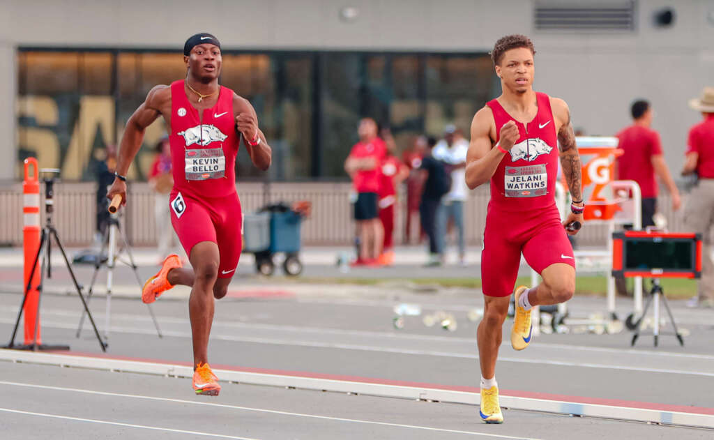 Relay meet records broken by Razorbacks in Spring Invitational