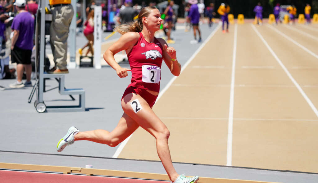 Twilight final meet for No. 9 Razorbacks prior to SEC Outdoor