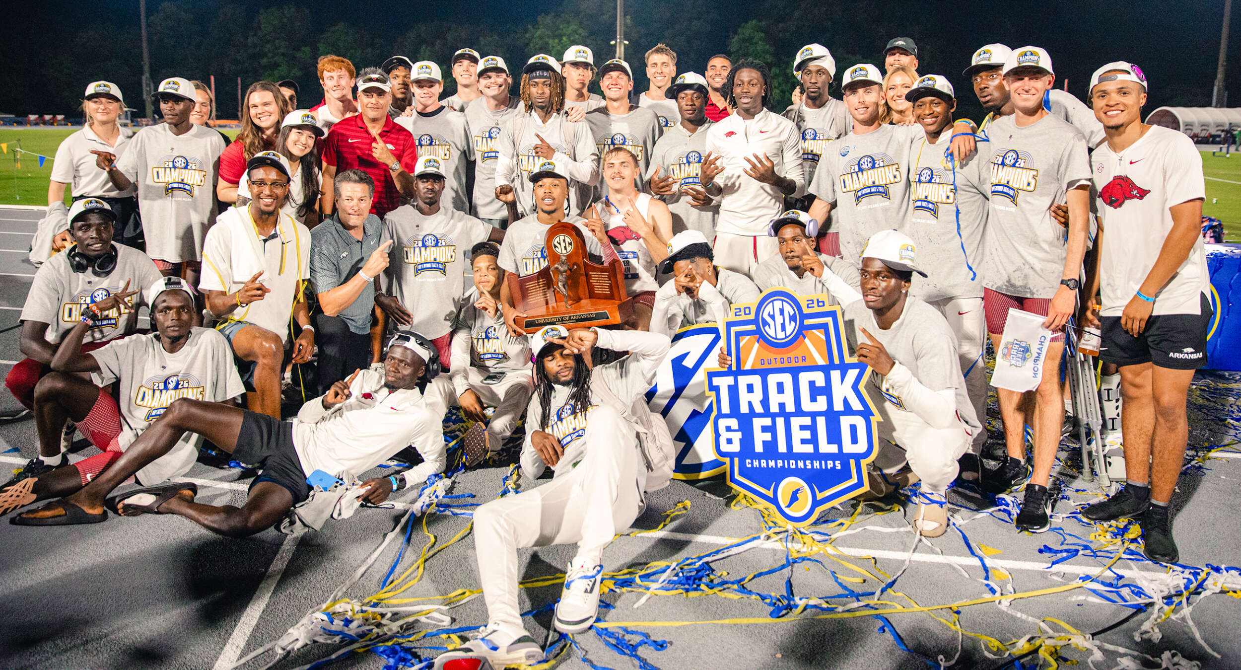 No. 1 Razorbacks claim 25th SEC Outdoor Championship