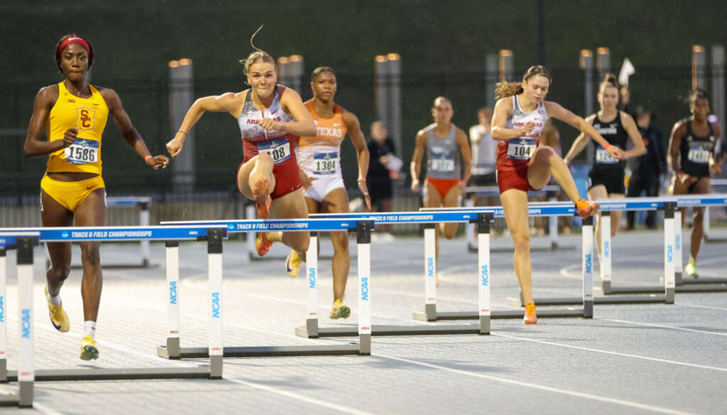 Razorbacks produce 12 entries for NCAA West quarterfinals